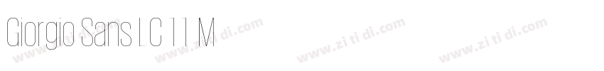 Giorgio Sans LC TT M字体转换